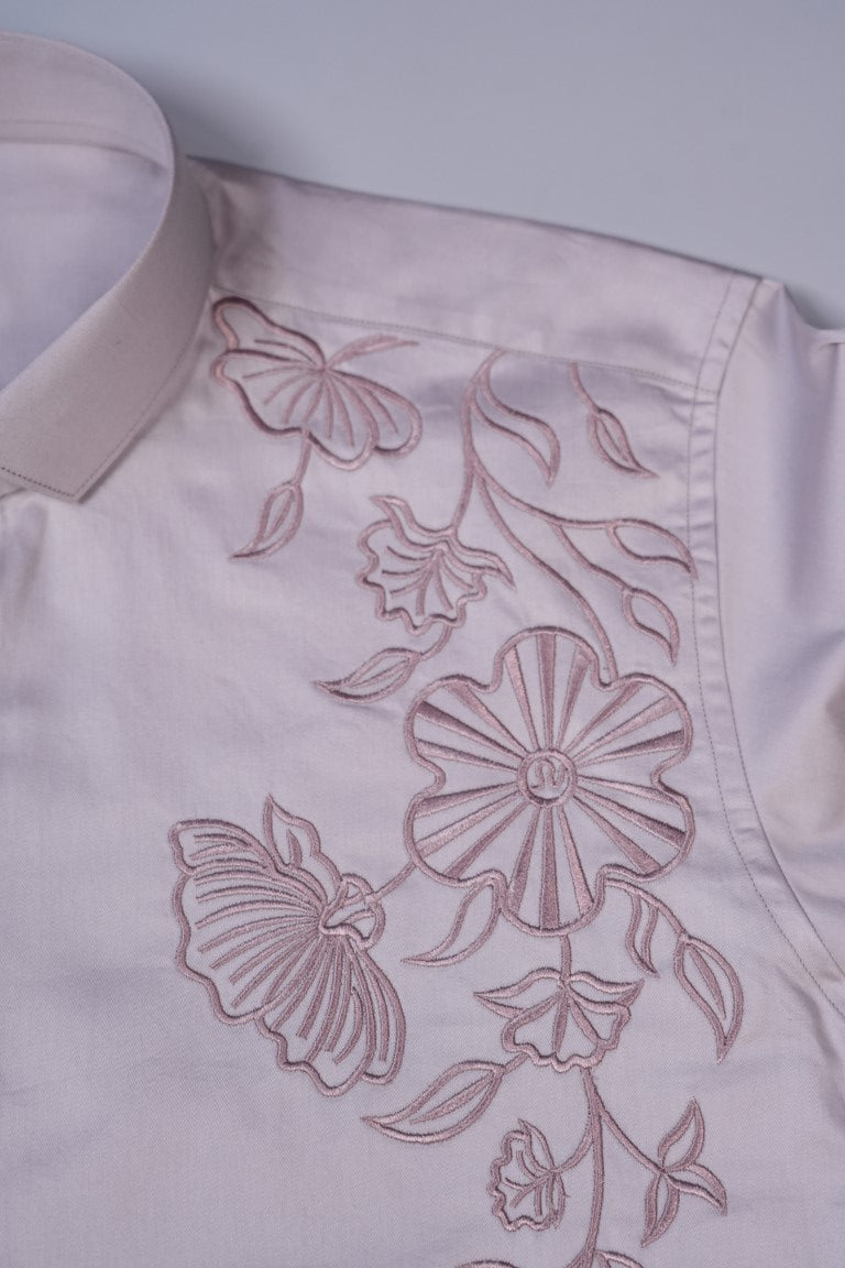 Rose Gold Floral Vines Shirt