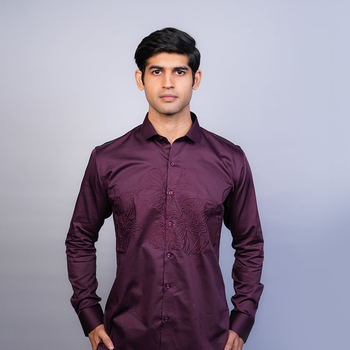 Wine Meadow Bloom Shirt