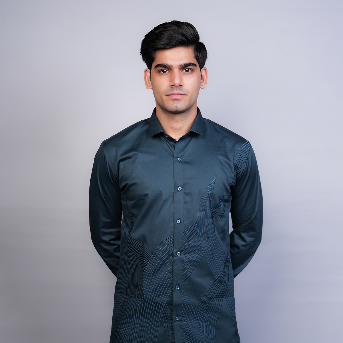 Dark Green Garden Gala Shirt