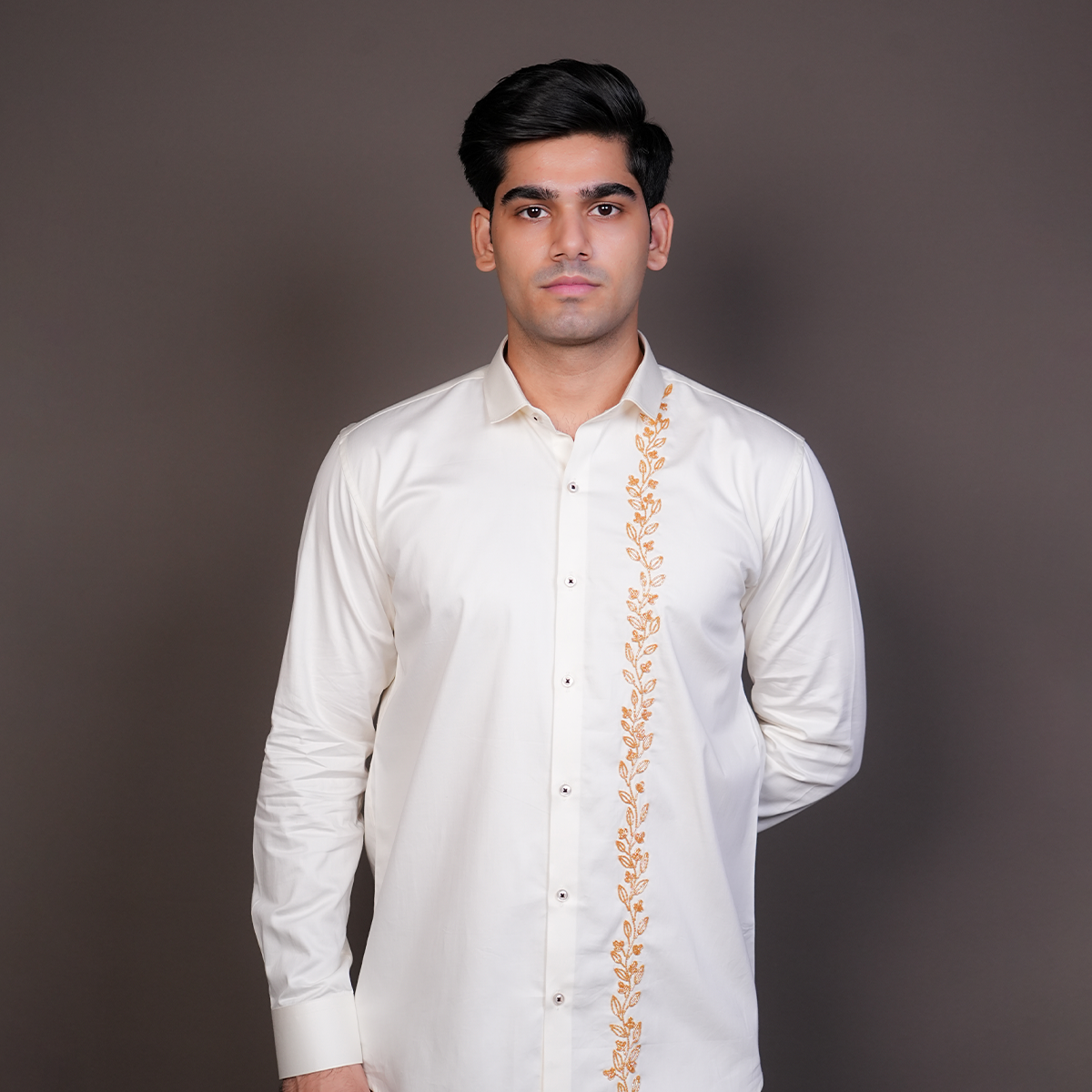 Cream Starry Eden Shirt