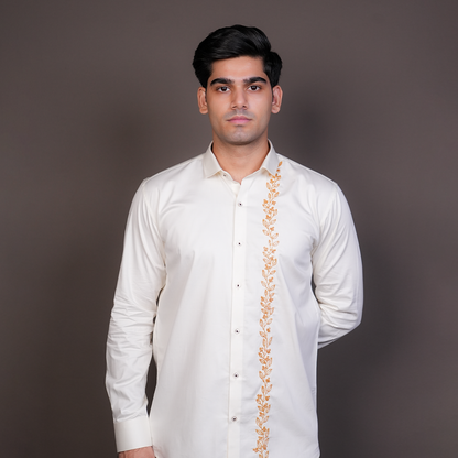 Cream Starry Eden Shirt