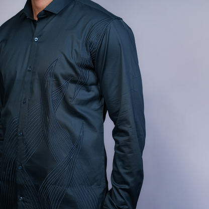 Dark Green Garden Gala Shirt