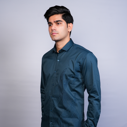 Dark Green Garden Gala Shirt