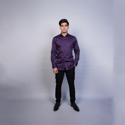 Night Purple Starry Waves Shirt