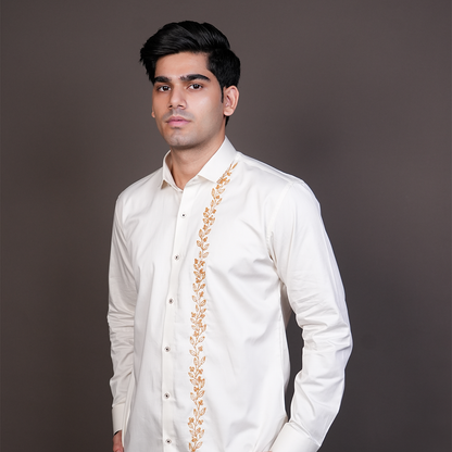 Cream Starry Eden Shirt