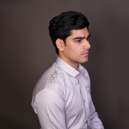 Rose Gold Floral Vines Shirt