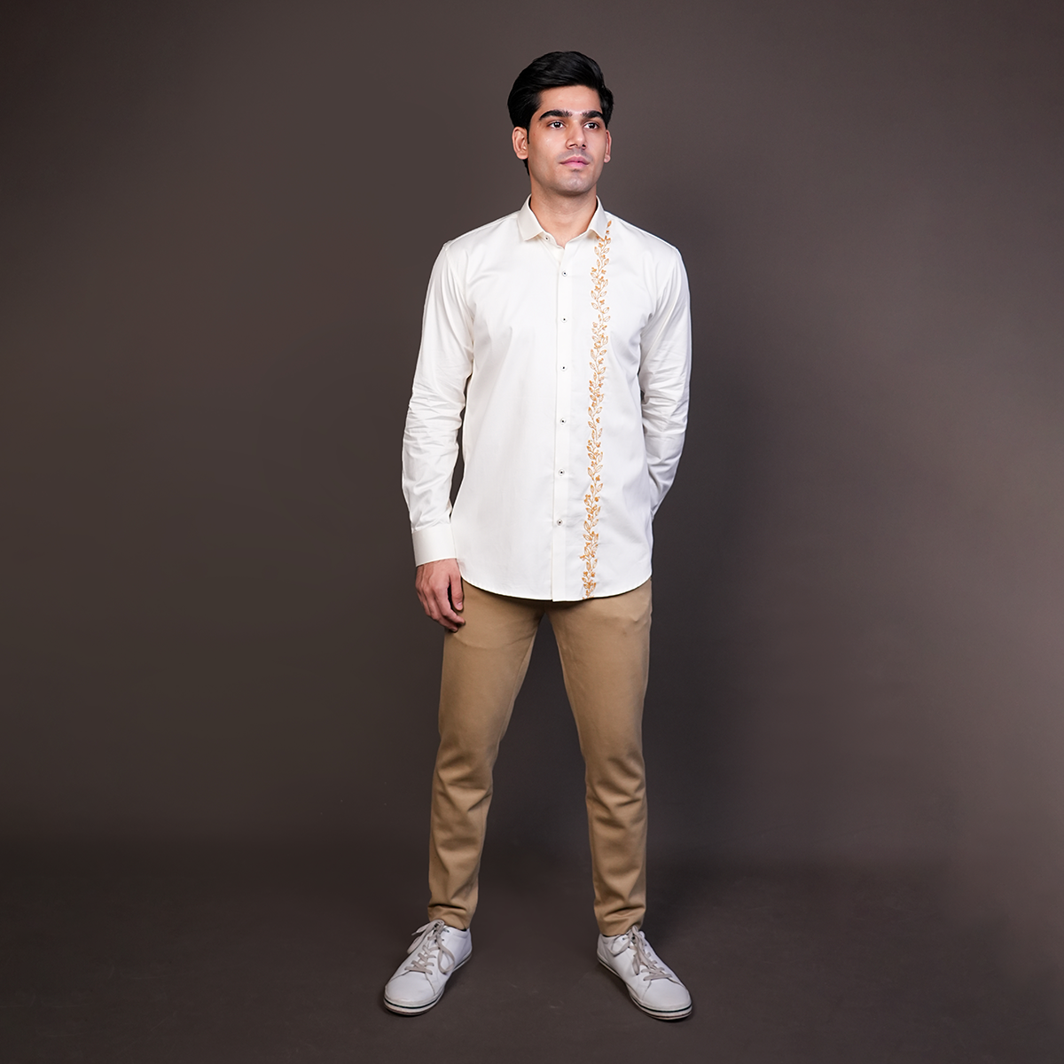 Cream Starry Eden Shirt