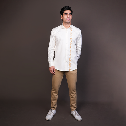 Cream Starry Eden Shirt
