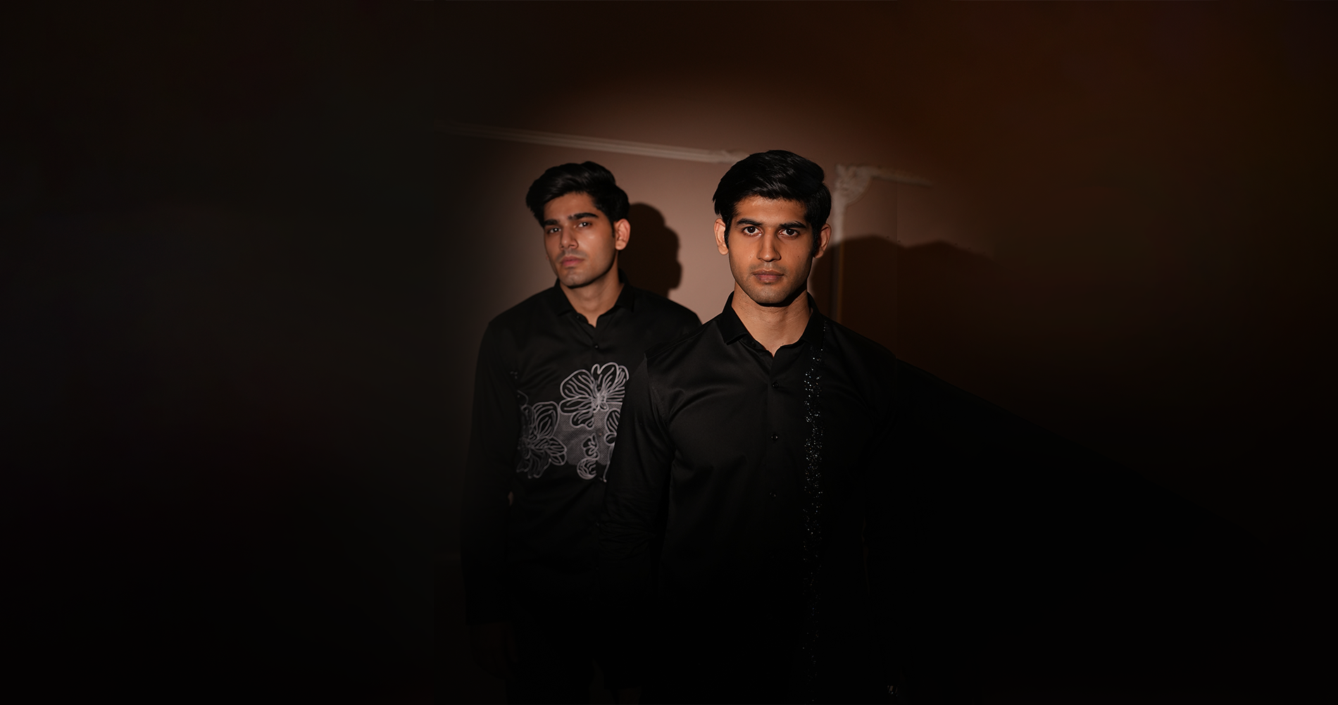 Model wearing GARW men's fashion - sophisticated look