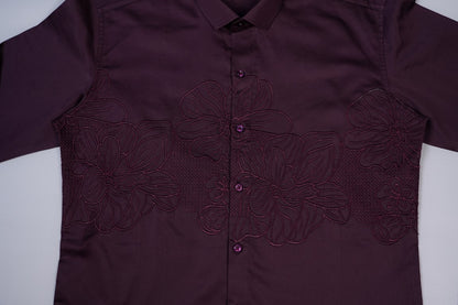 Wine Meadow Bloom Shirt